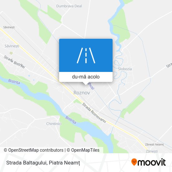 Hartă Strada Baltagului