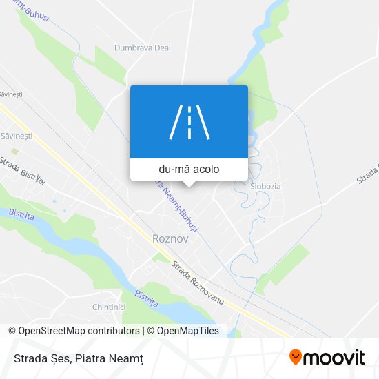 Hartă Strada Șes