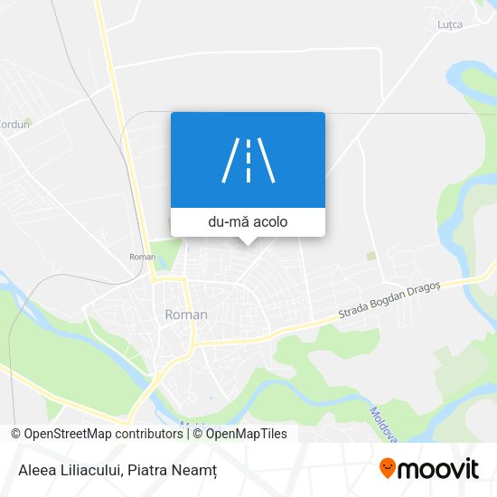 Hartă Aleea Liliacului
