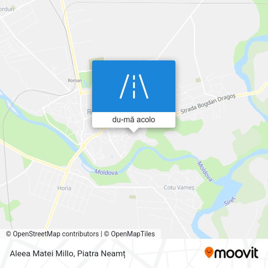 Hartă Aleea Matei Millo