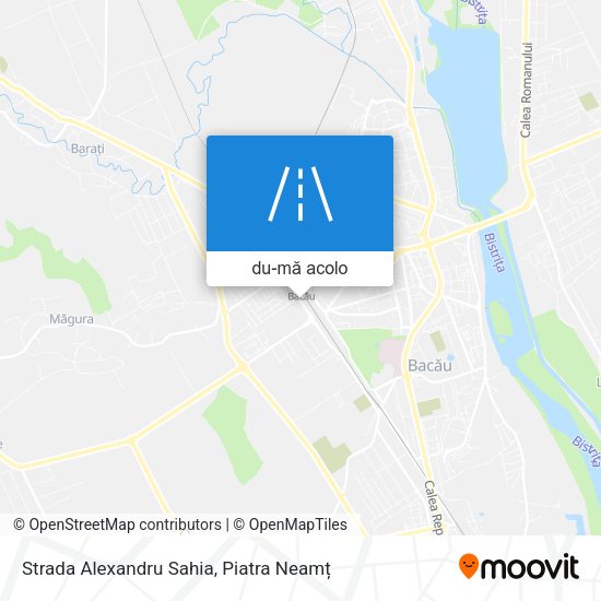 Hartă Strada Alexandru Sahia
