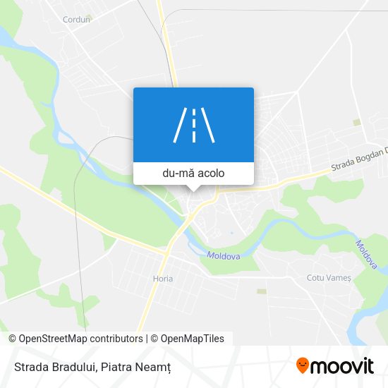 Hartă Strada Bradului