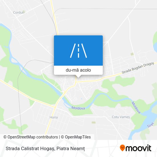 Hartă Strada Calistrat Hogaș