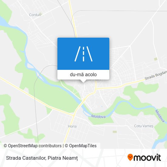 Hartă Strada Castanilor