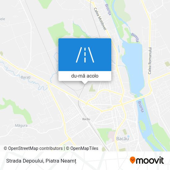 Hartă Strada Depoului