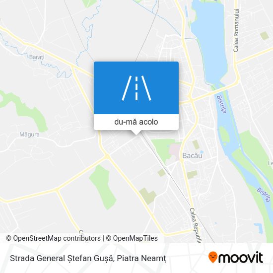 Hartă Strada General Ștefan Gușă
