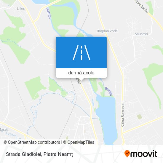 Hartă Strada Gladiolei