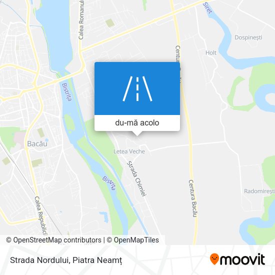 Hartă Strada Nordului