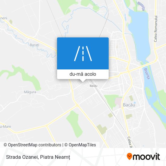 Hartă Strada Ozanei