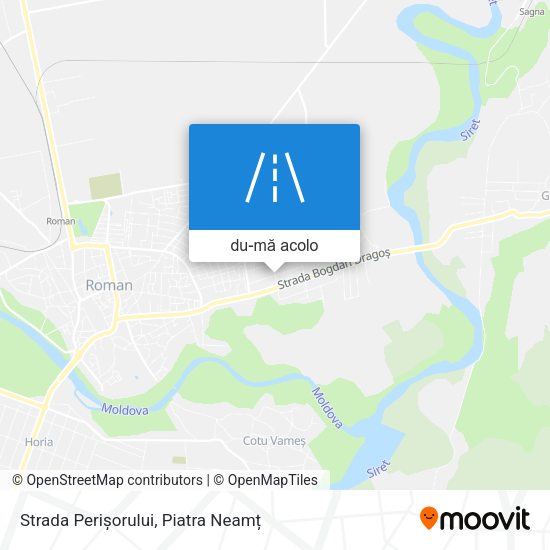 Hartă Strada Perișorului