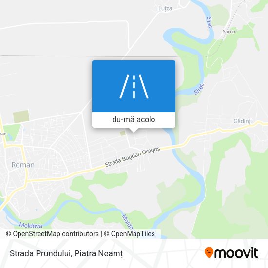Hartă Strada Prundului
