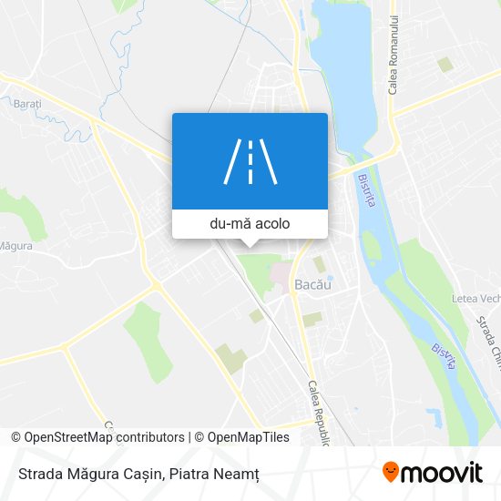 Hartă Strada Măgura Cașin