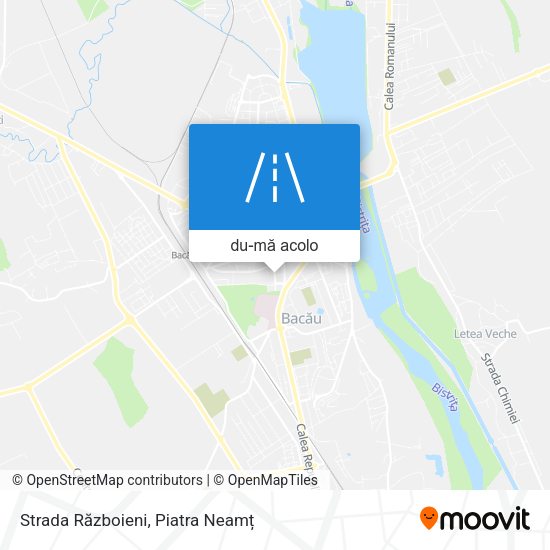 Hartă Strada Războieni