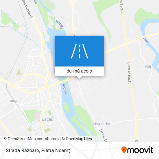 Hartă Strada Răzoare