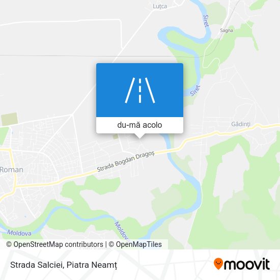 Hartă Strada Salciei