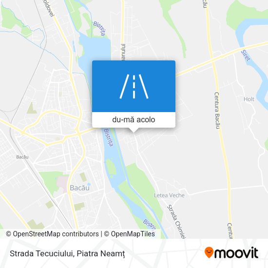Hartă Strada Tecuciului
