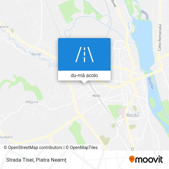 Hartă Strada Tisei