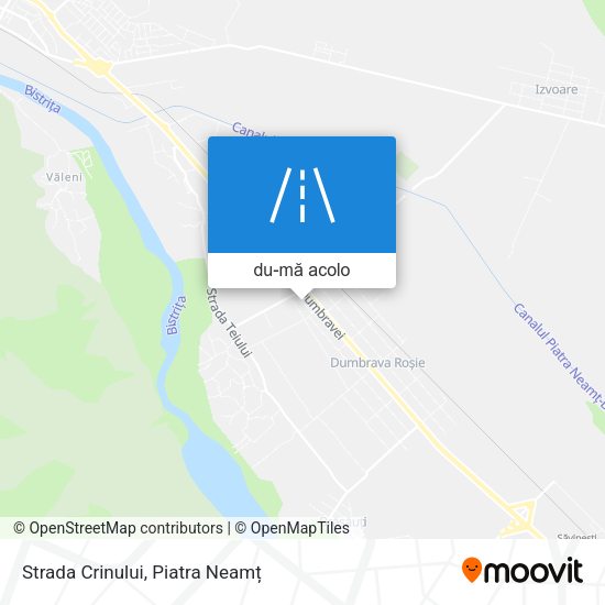 Hartă Strada Crinului