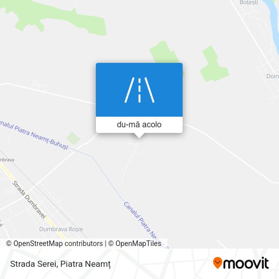 Hartă Strada Serei