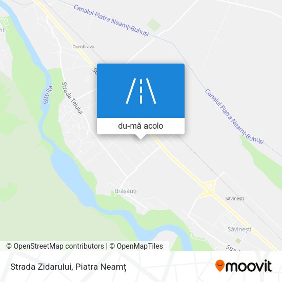 Hartă Strada Zidarului