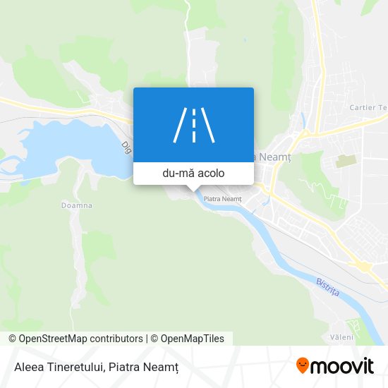 Hartă Aleea Tineretului