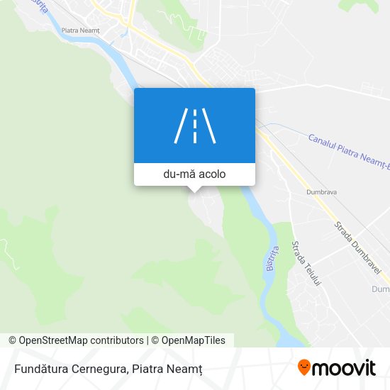 Hartă Fundătura Cernegura