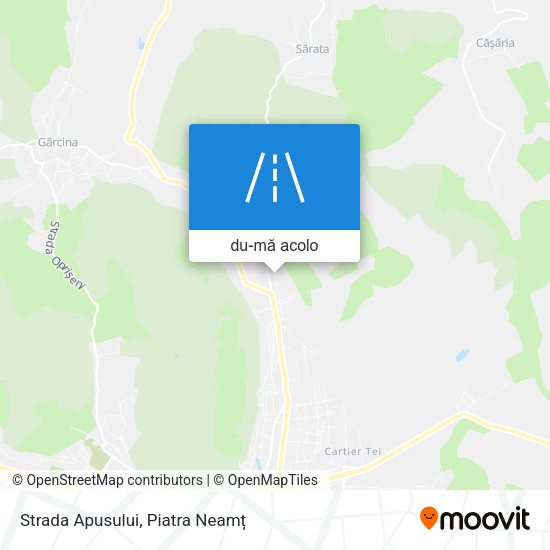 Hartă Strada Apusului