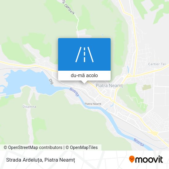 Hartă Strada Ardeluța