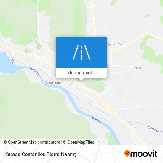 Hartă Strada Castanilor