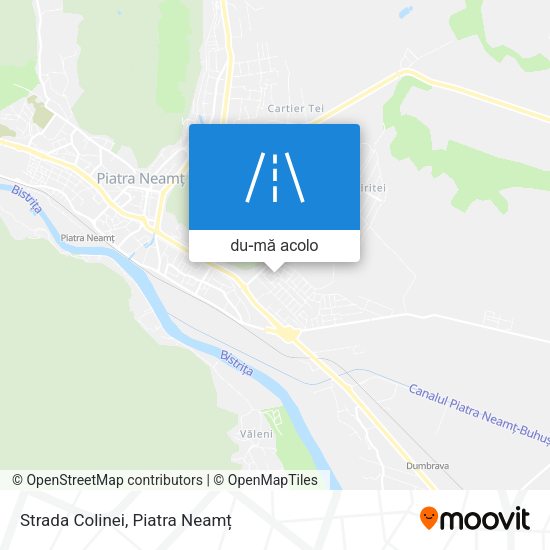 Hartă Strada Colinei