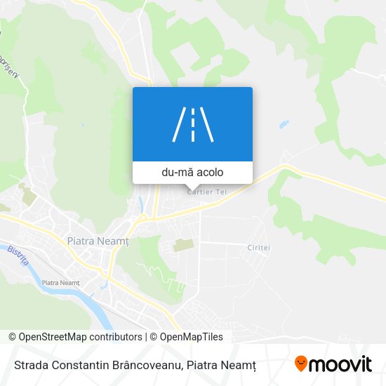 Hartă Strada Constantin Brâncoveanu