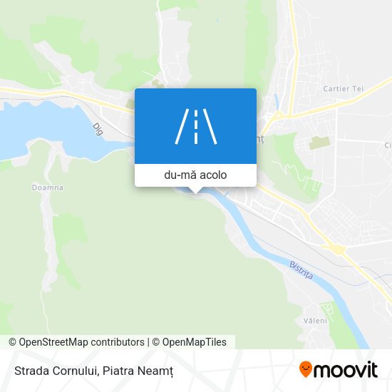 Hartă Strada Cornului