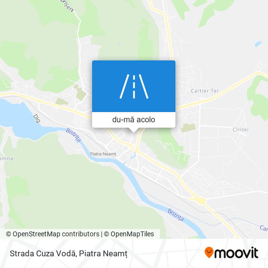 Hartă Strada Cuza Vodă