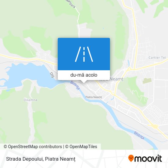 Hartă Strada Depoului