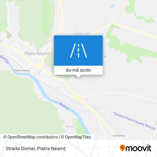 Hartă Strada Dornei