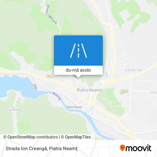 Hartă Strada Ion Creangă