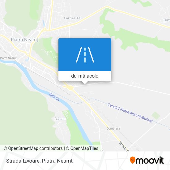 Hartă Strada Izvoare