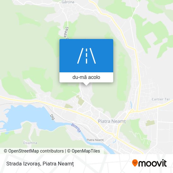 Hartă Strada Izvoraș