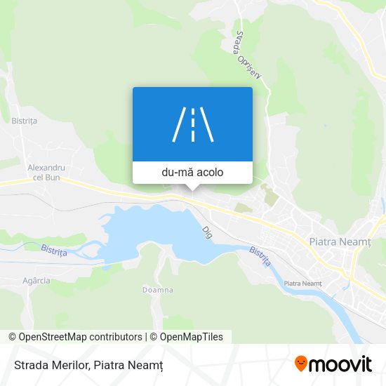 Hartă Strada Merilor