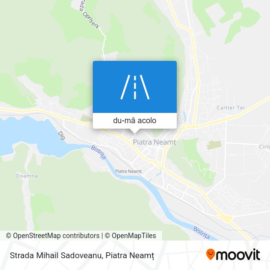 Hartă Strada Mihail Sadoveanu