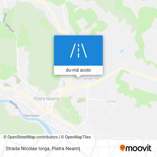 Hartă Strada Nicolae Iorga