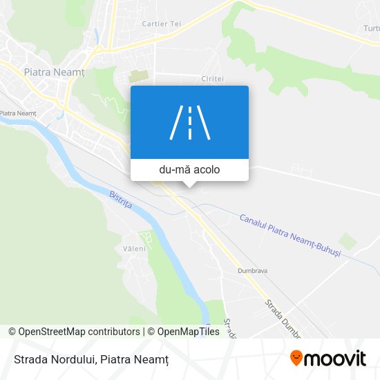 Hartă Strada Nordului