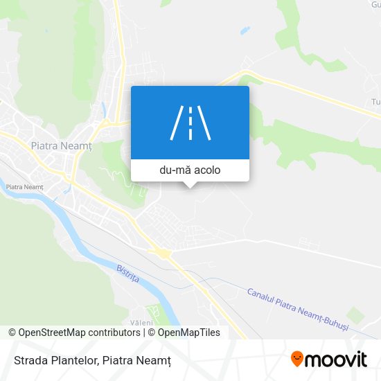 Hartă Strada Plantelor