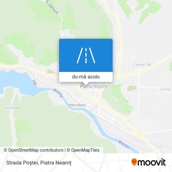 Hartă Strada Poștei