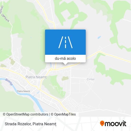 Hartă Strada Rozelor
