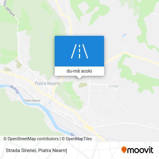 Hartă Strada Sirenei