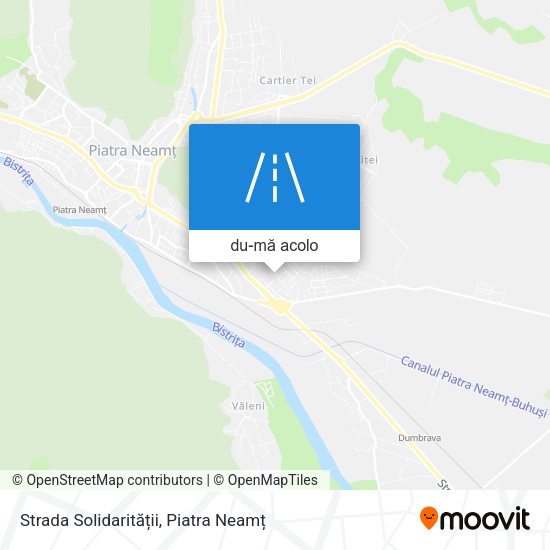 Hartă Strada Solidarității