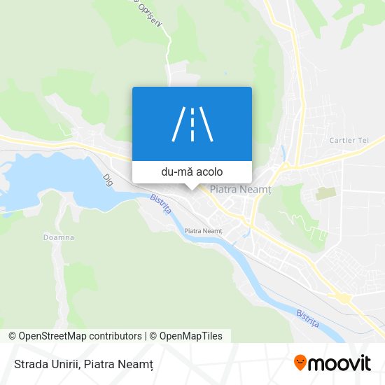 Hartă Strada Unirii
