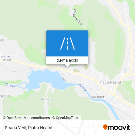 Hartă Strada Verii