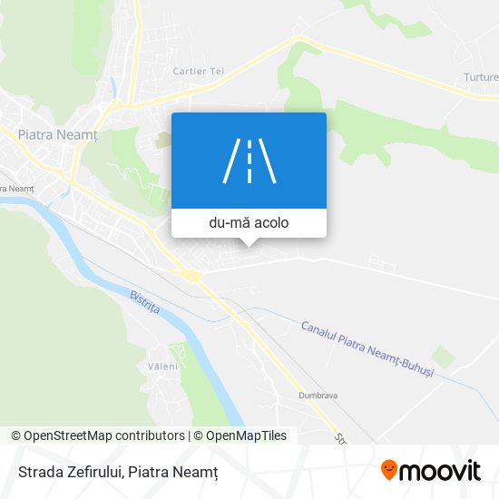 Hartă Strada Zefirului